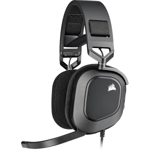 Corsair HS80 RGB USB Wired Over-Ear Gaming Headset — Carbon Black (CA-9011237-AP) – product image