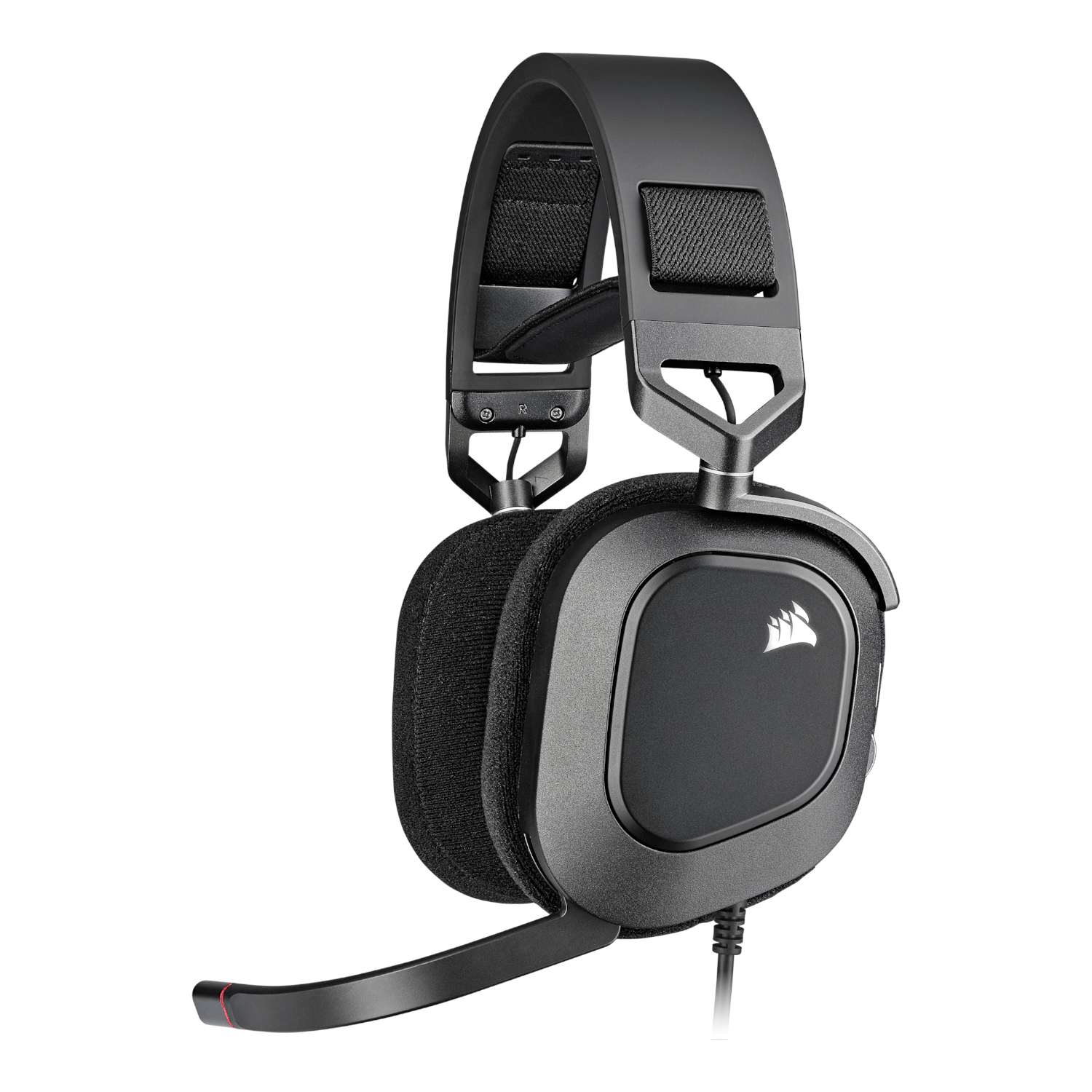 Corsair HS80 RGB USB Wired Over-Ear Gaming Headset — Carbon Black (CA-9011237-AP) – product image