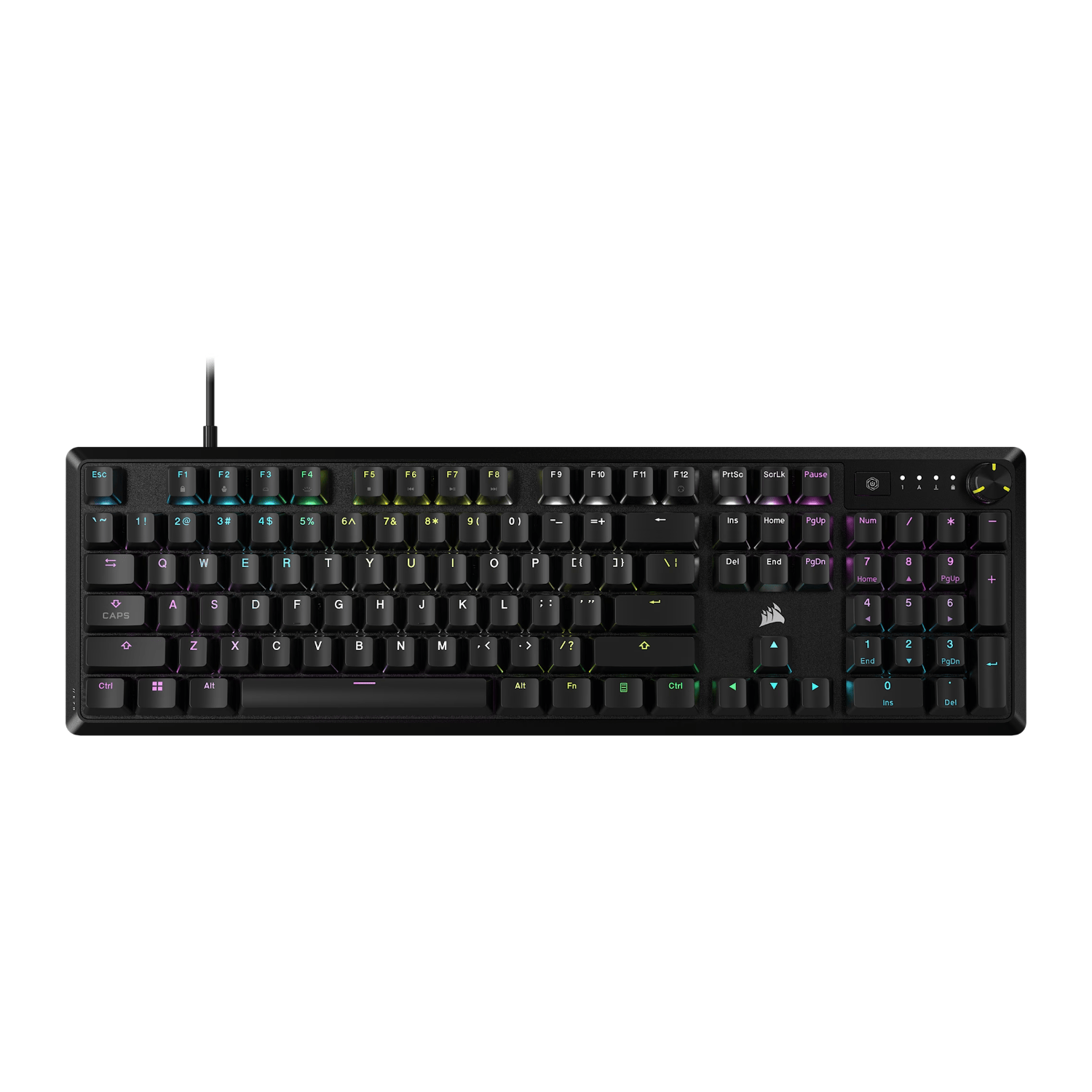 Corsair K70 CORE RGB Mechanical Gaming Keyboard - Black (CH-910971E-NA) – product image