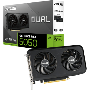 Asus Nvidia GeForce RTX 5050 Dual OC 8GB GDDR6 Graphics Card (DUAL-RTX5050-O8G) – product image
