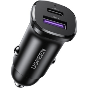 UGREEN Car Charger Fast Charging 30W 2Ports (EC305-25845) – product image