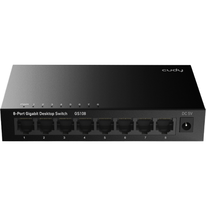 Cudy 8-Port Gigabit Metal Switch (GS108) – product image