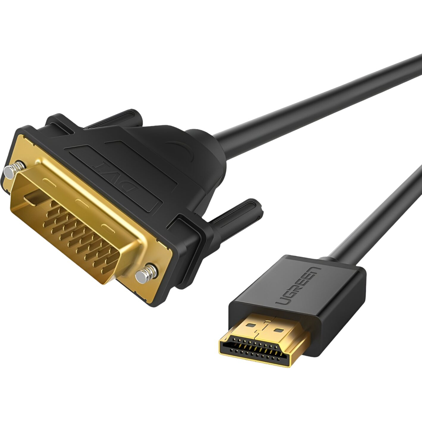 UGREEN HDMI Male to DVI(24+1) Male Cable 2m (HD106-10135) – product image