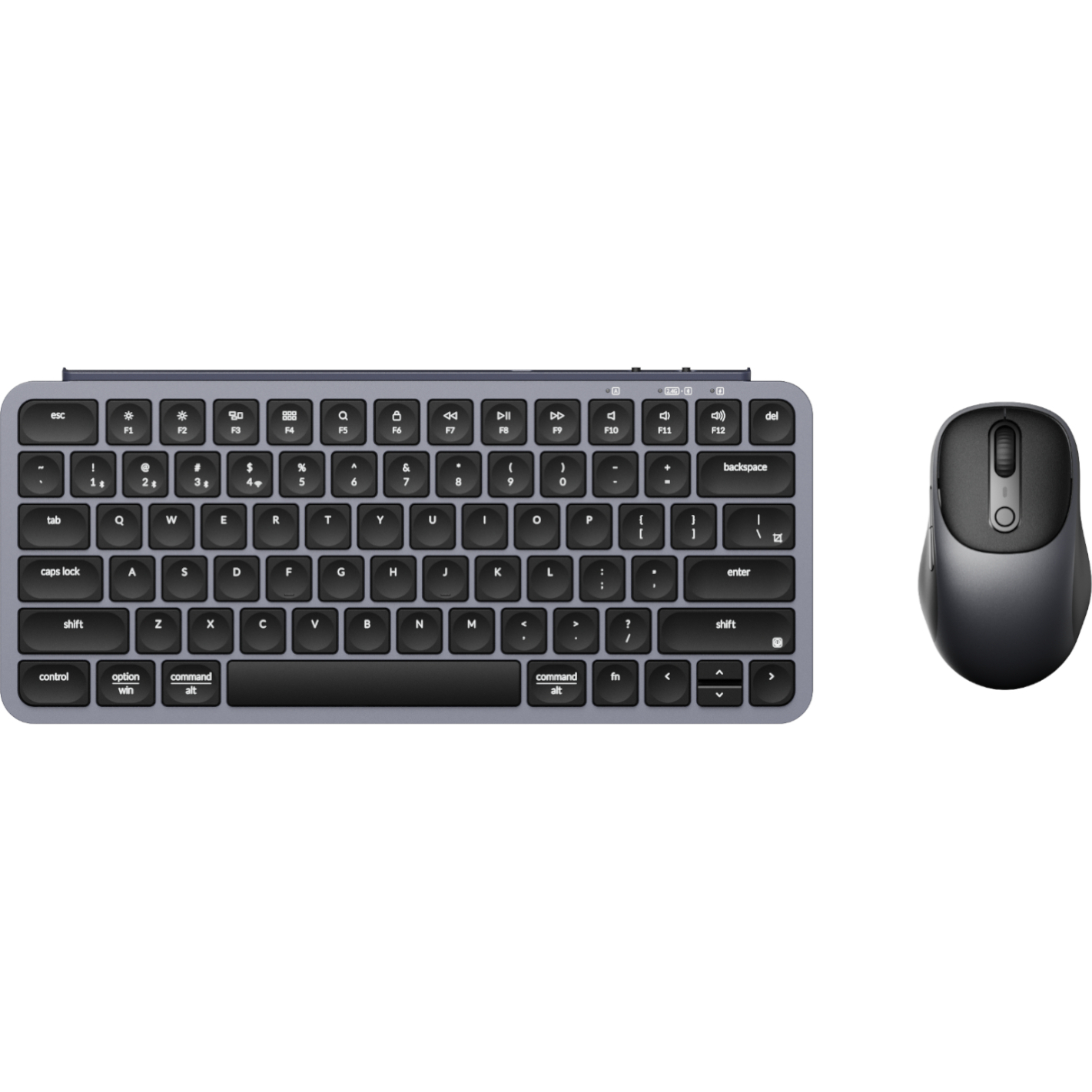 Keychron B1 Pro 75% Layout Wireless Keyboard and Mouse Combo - Space Grey (KCBD3) – product image