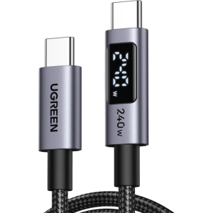 UGREEN 240W USB Type-C Cable with LED Display 2M (L530-65867) – product image