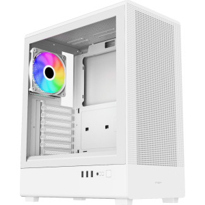 FSP M221 ATX Mid Tower Gaming Chassis - White (M221-WA) – product image
