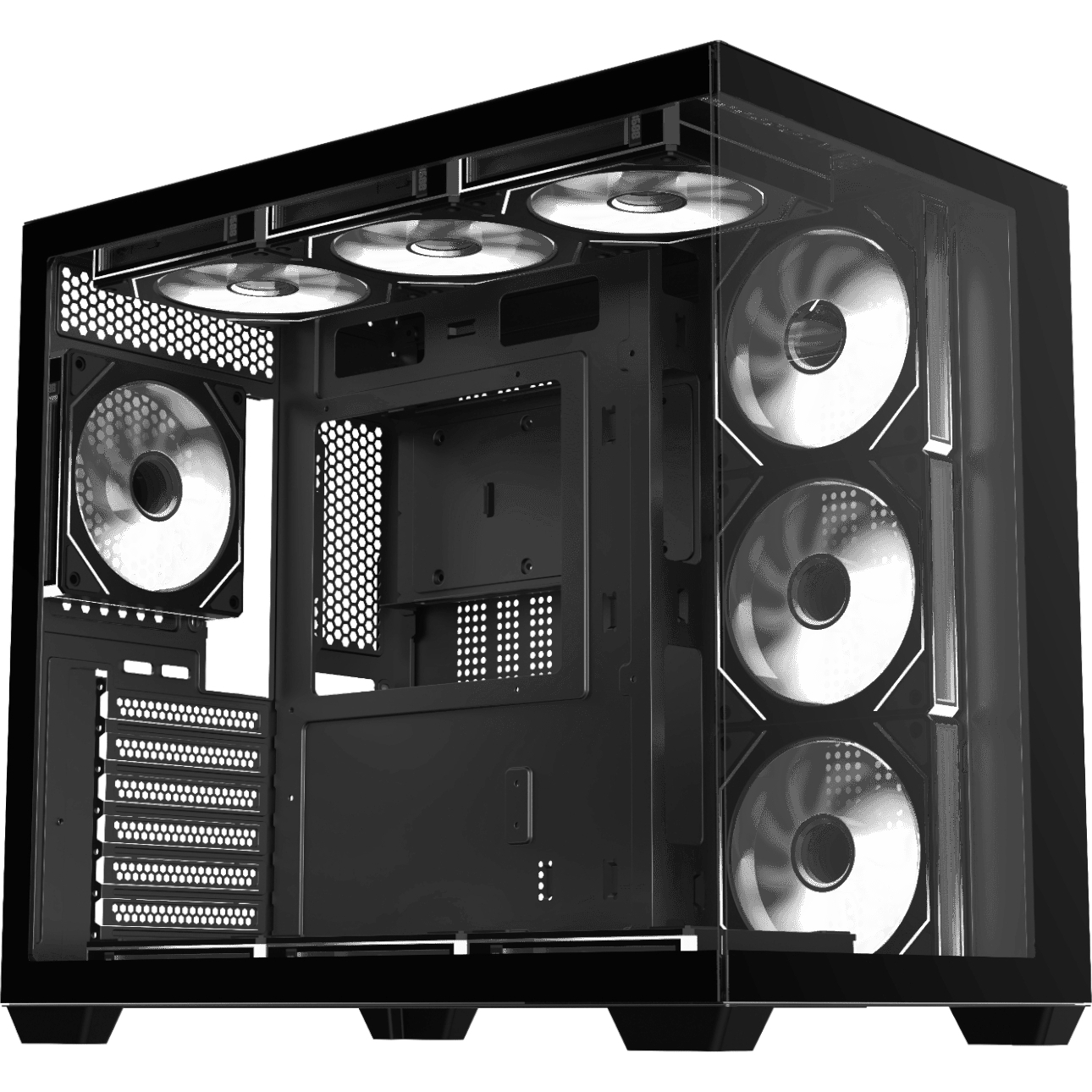 FSP M341 ARGB ATX Mid Tower Gaming Chassis - Black (M341-BA) – product image