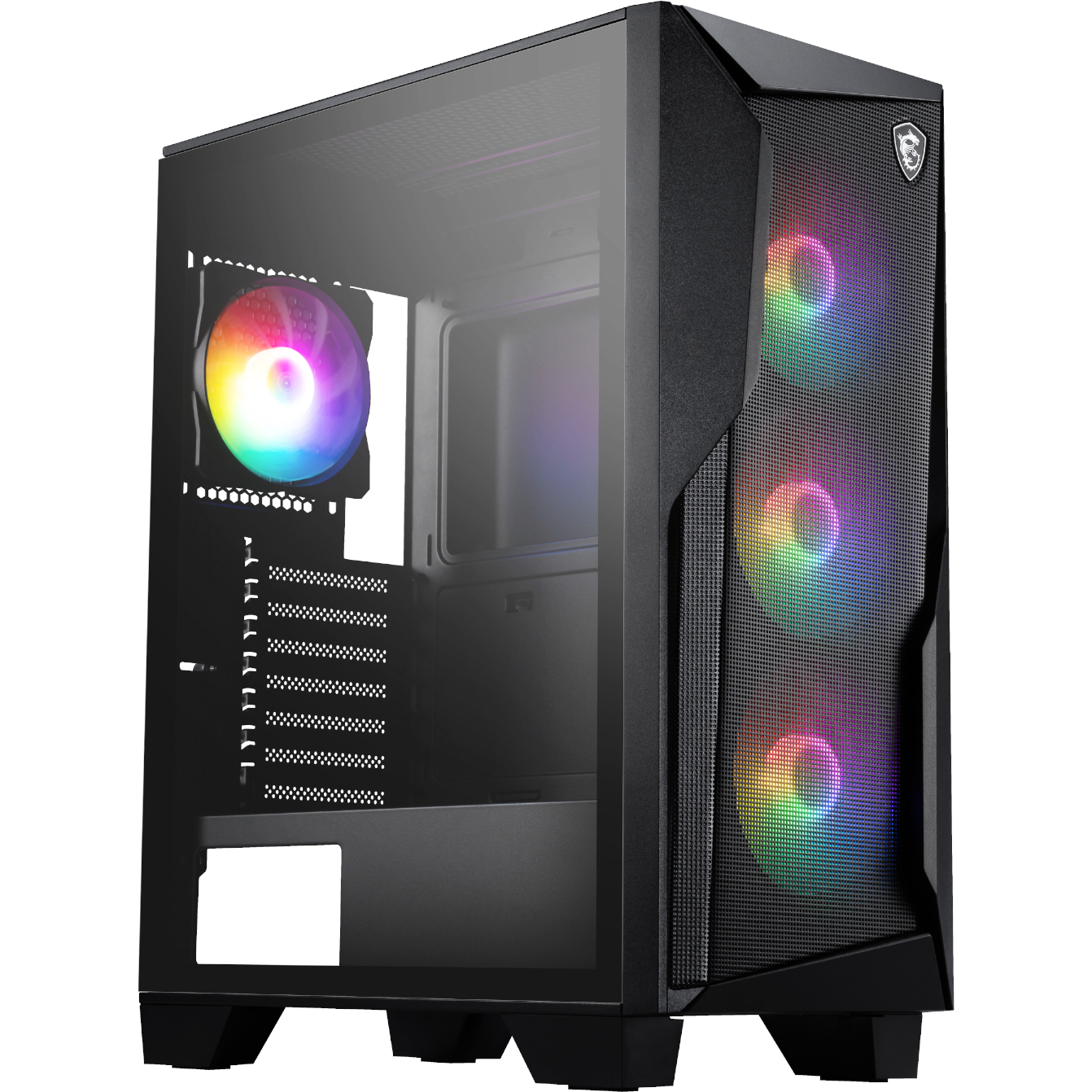 MSI MAG FORGE 130A Airflow ATX Gaming Chassis - Black (MAG FORGE 130A AIRFLOW) – product image
