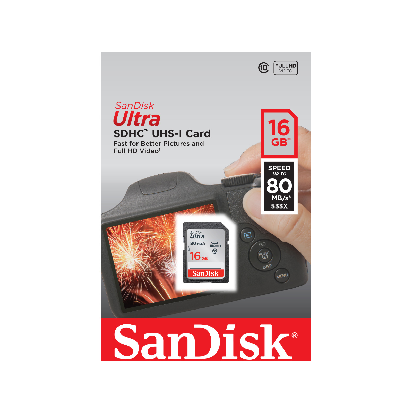 Sandisk | SDHC MEMORY CARD | SDSDUNS-016G-GN3IN - product image