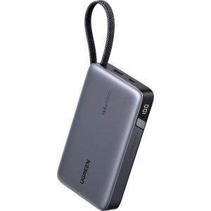 UGREEN Nexode 145W 20000mAh  Power Bank with built-in USB Type-C Cable (PB551-55992B) – product image