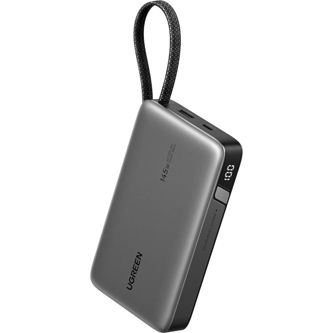 UGREEN Nexode 145W 20000mAh Power Bank with built-in USB Type-C Cable (PB551-55992B) – product image