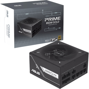 ASUS Prime 850W 80PLUS Gold Black Edition PCIe 5.0 Modular Power Supply (PRIME-850G) – product image