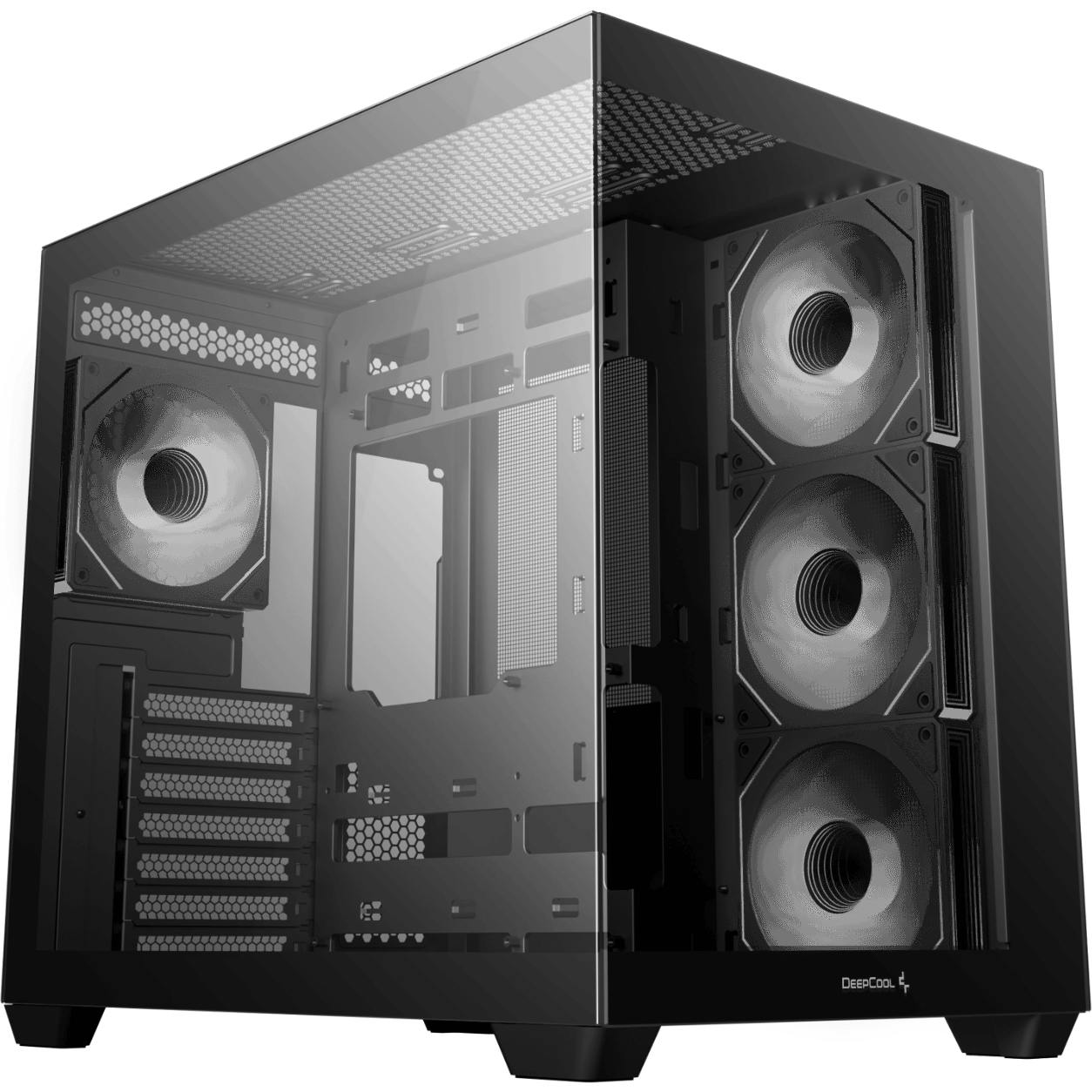 DeepCool CG530 4F Tempered Glass ATX Gaming Chassis - Black (R-CG530-BKADA4-G-1) – product image