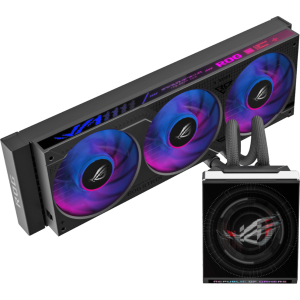 ASUS ROG Strix SLC IV 360 ARGB LCD Liquid CPU Cooler - Black (ROGSTRIXSLCIV360ARGBLCD) – product image