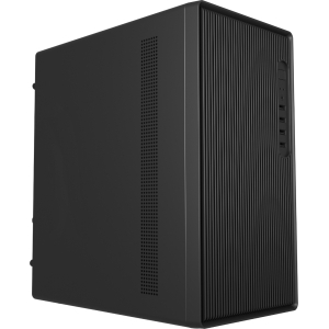 FSP S120 M-ATX Mid Tower Desktop Chassis - Black (S120-B) – product image