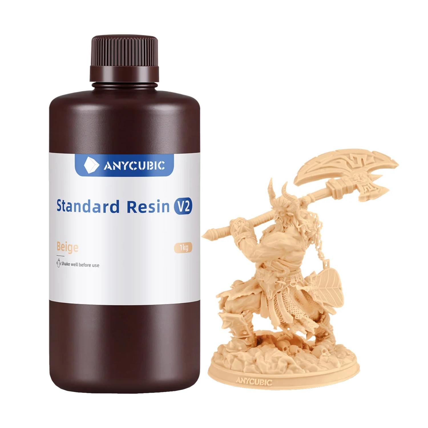 Anycubic Standard Resin V2 - Beige (SBZ2BG-10) – product image