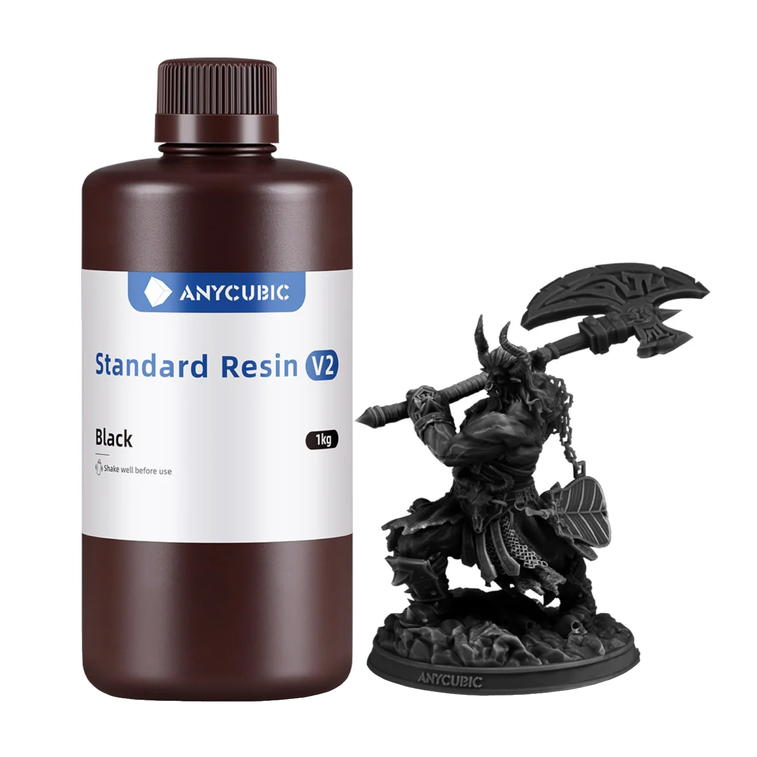 Anycubic Standard Resin V2 - Black (SBZ2BK-10) – product image