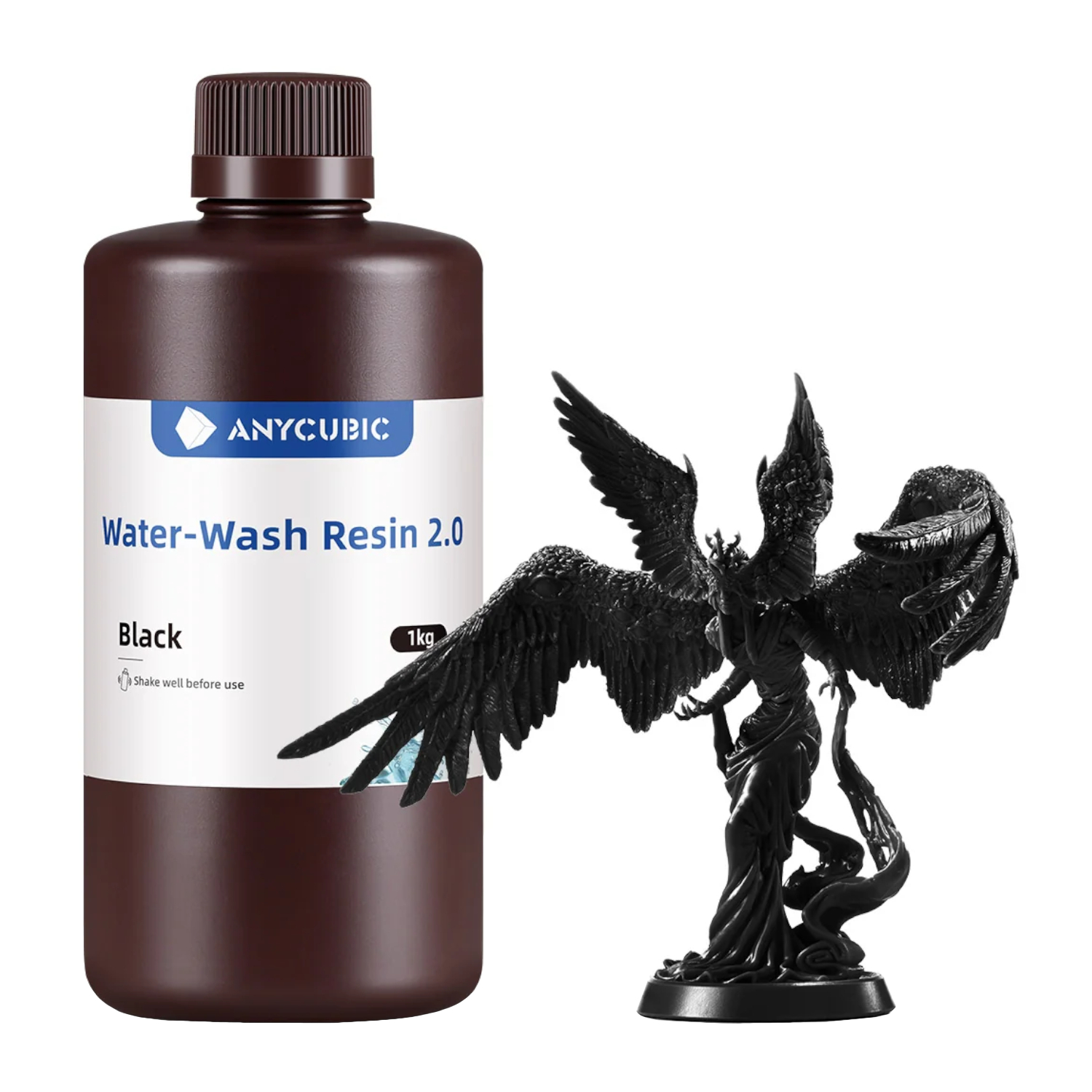 Anycubic Water Wash Resin 2.0 – Black (SSX2BK-10) – product image