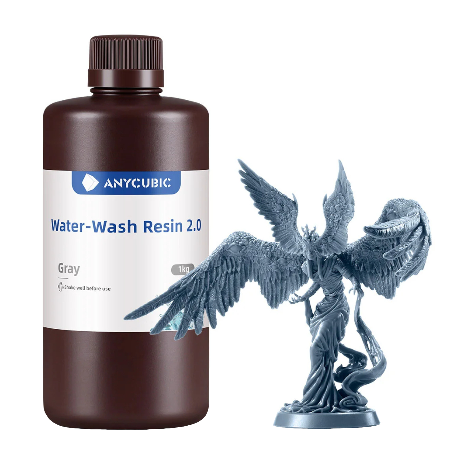 Anycubic Water Wash Resin 2.0 – Grey (SSX2GY-10) – product image