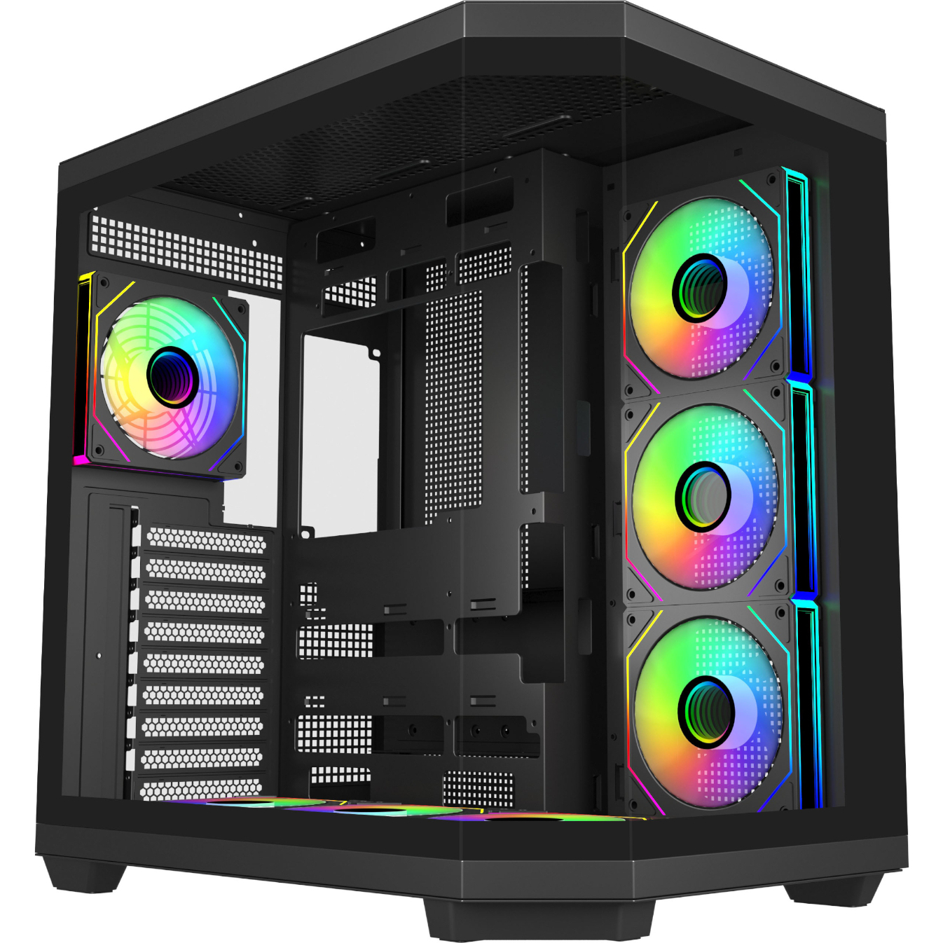 FSP U580 ARGB ATX Ultra Tower Gaming Chassis - Black (U580-BA) – product image