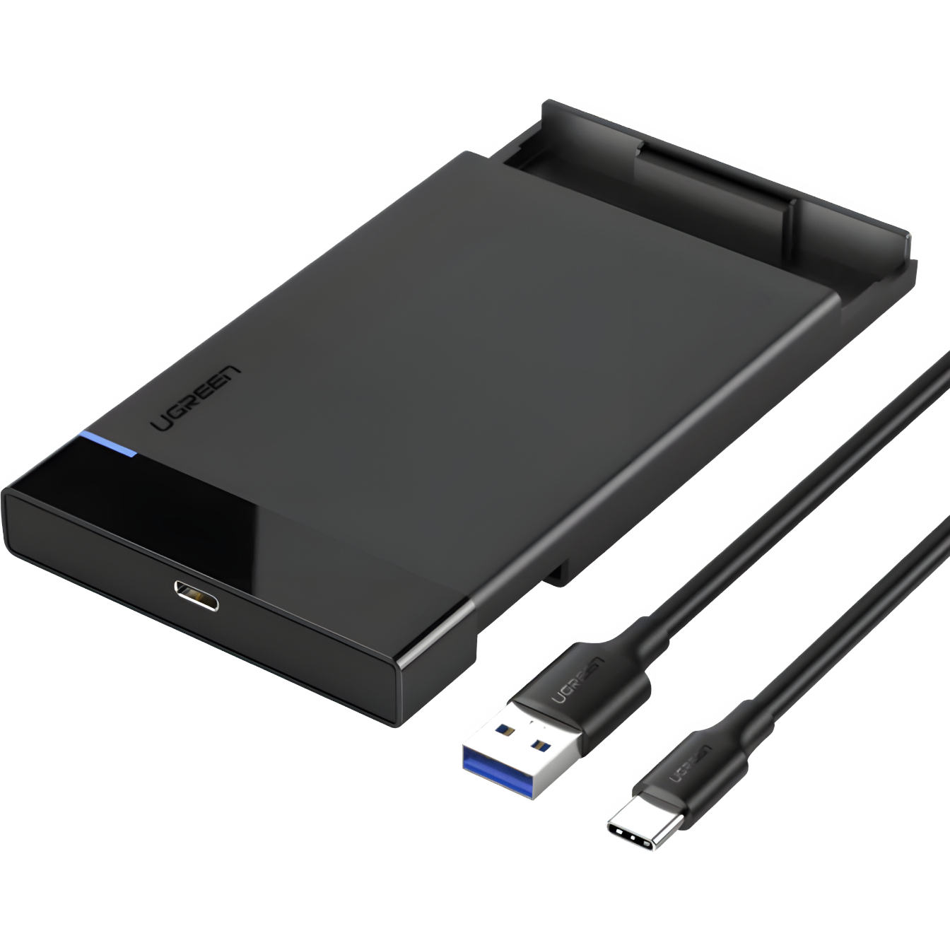 UGREEN USB Type-C 2.5" SATA III External Hard Drive Enclosure (US221-50743) – product image