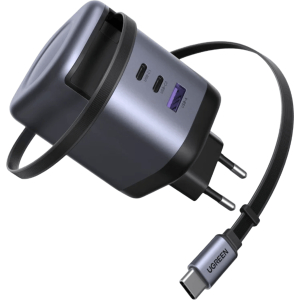 UGREEN Nexode 100W Charger with Retractable USB Type-C Cable (X616-65828) – product image