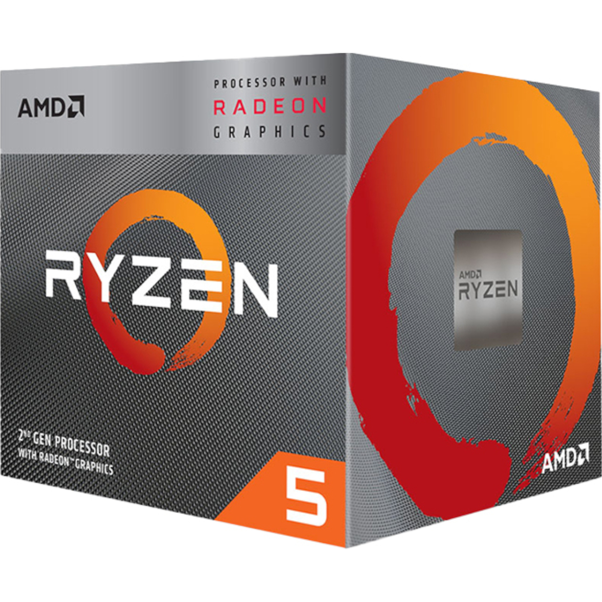 AMD Ryzen 5 3400G 4-Core 3.7GHz AM4 CPU (YD3400C5FHSBX) – product image